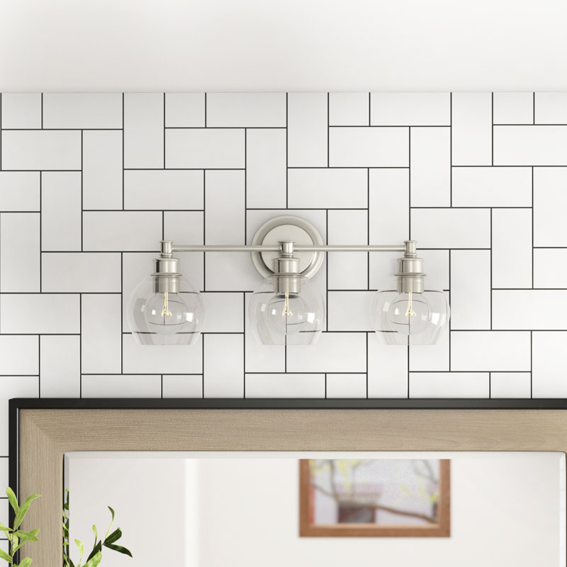 Warrenton 3 - Light Dimmable Vanity Light, Polished Nickel