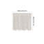 Tissu de rideau en dentelle en mousseline semi-diaphane avec broderie avec passe-tringle pour portes et fenêtres-131150721