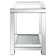 Alvord 2-Piece Mirrored Coffee And End Table Set Silver