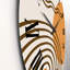 Abstrait arc-en-ciel soleil et lune dans les tons de terre II - horloge murale moderne-60327888