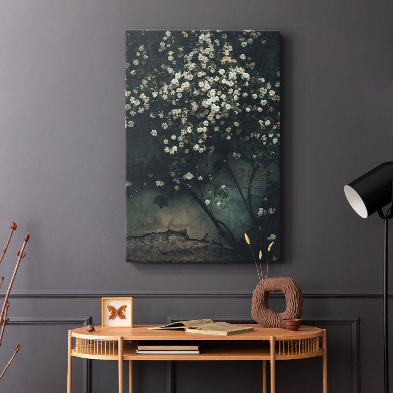 Motif floral rétro Cxxvi, 36" H x 24" W