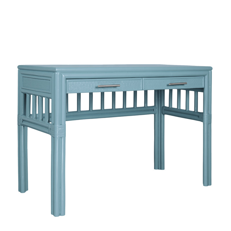 Colony Writing Desk, Pool Blue