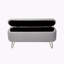 Banc de rangement avec repose-pieds Peardon, banc d'entrée avec rangement pour chambre à coucher Peardon-1054535861
