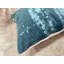 Coussin décoratif carré bleu sarcelle rustique moderne 20 po x 20 po
