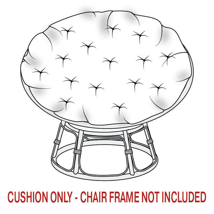 Indoor Textured Papasan Seat Cushion | Red Barrel Studio