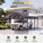  12 Ft. W X 20 Ft. D Heavy Duty Carport With Galvanized Steel Roof-121847174