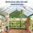 8×12 FT Polycarbonate Greenhouse, Walk-In Outdoor Garden Green House with Aluminum Frame, Roof Vent, Quick-Setup, Silver-121429986-121429989
