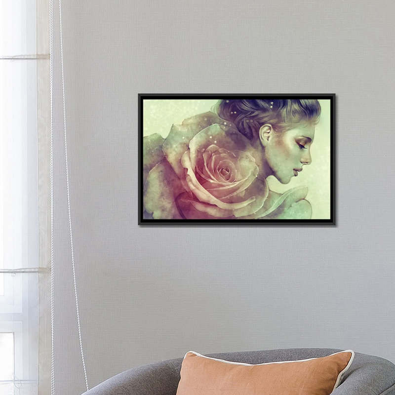 Juin, impression sur toile tendue, H 12 po x l 18 po x P 1,5 po, Pas de tapis, Toile tendue