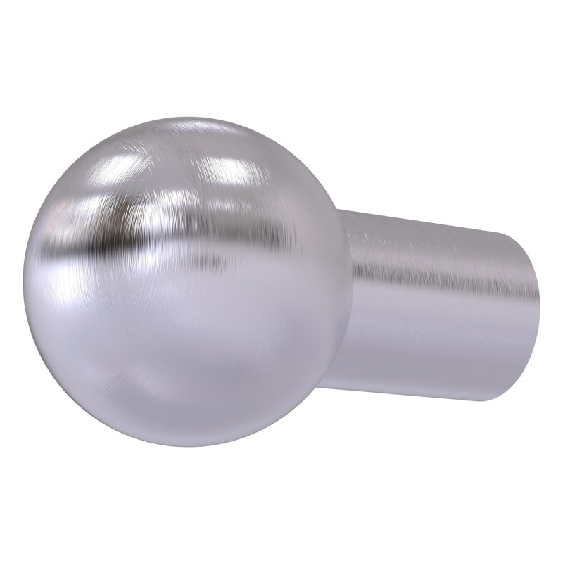 Gober 3/4" Diameter Round Knob, Satin Chrome, 3/4"