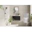 Fullilove Metal Flat Wall Mirror with Shelves-273447653