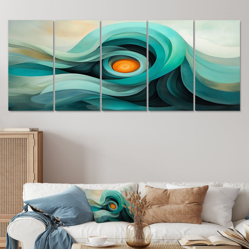 Belue - décoration murale abstraite natures mortes - art mural moderne, H 28 po x l 60 po