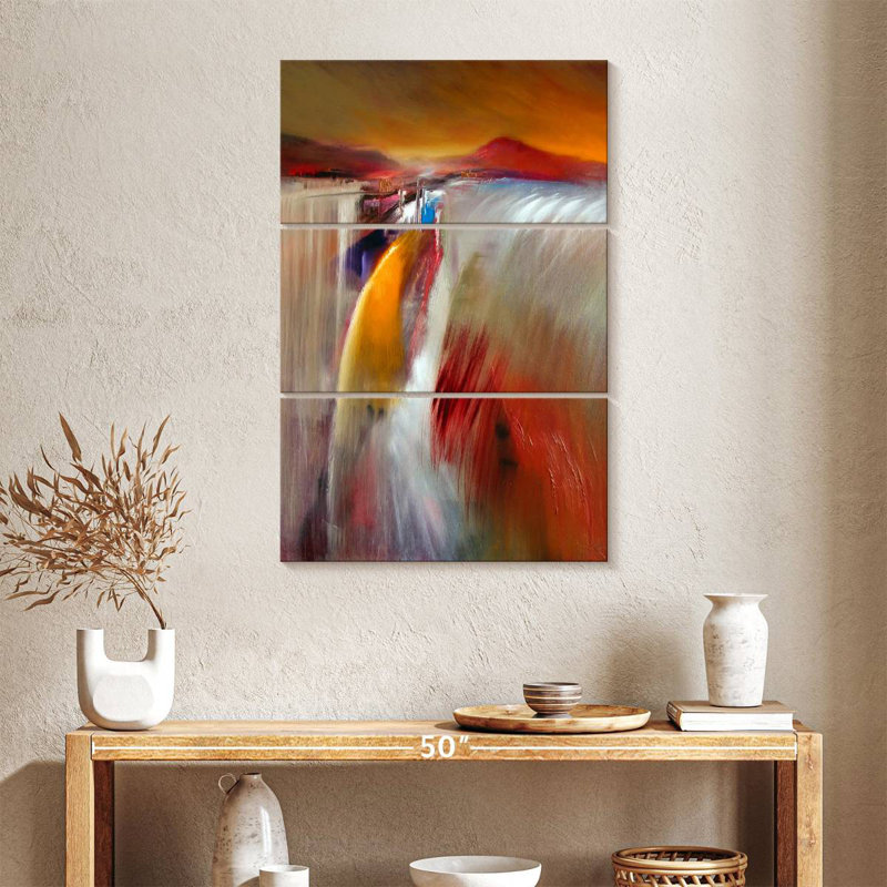 Avery Glowing Waterfall, 65" H x 42" W