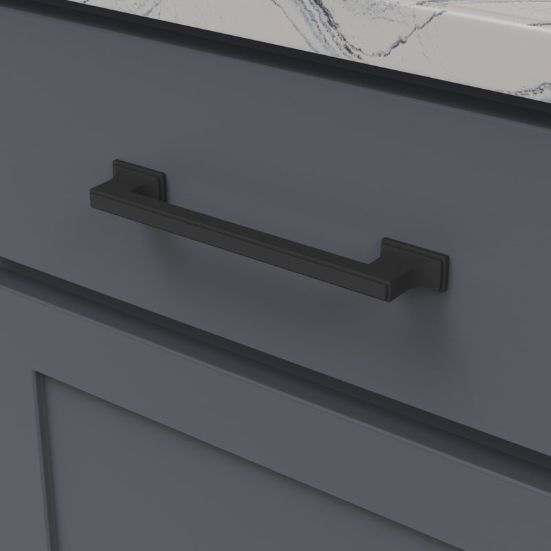Brownstone Bar / Handle Pull, 6 5/16", Matte Black