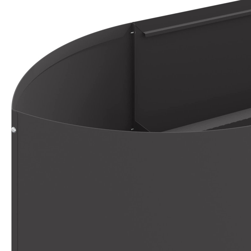 Raised Garden Bed, 40cm H x 220cm W x 40cm D, Black