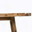 Table basse ronde avec plateau en bois massif