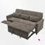 Canapé convertible 81,9 po avec fauteuil inclinable-1335274349