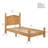 Enye 3 Piece Bedroom Set, One Nightstand, One Bed & One Large Dresser, Solid Wood Rustic Farmhouse Style-117194695
