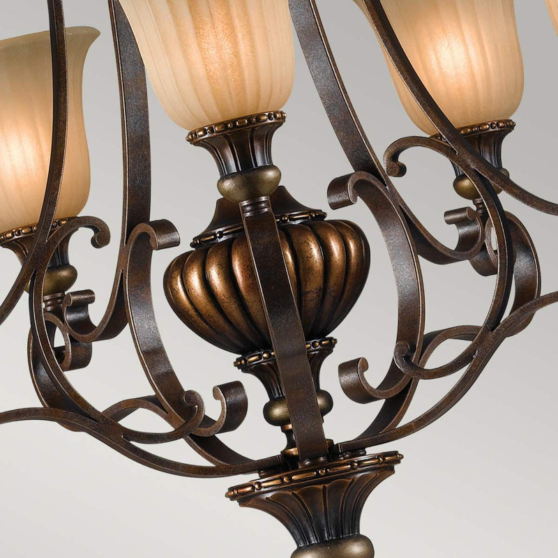 Pulaski 5 - Light Shaded Chandelier