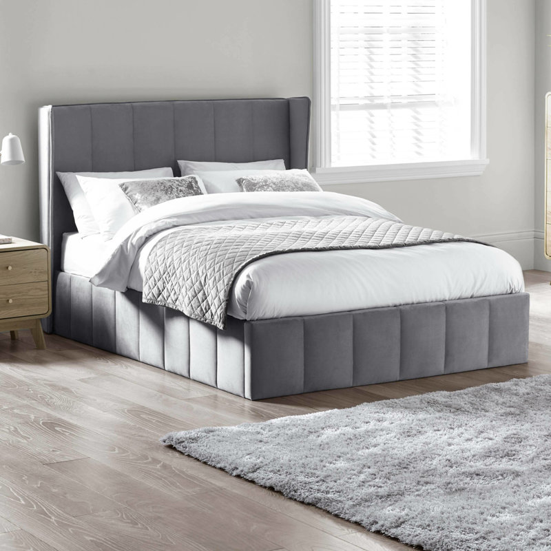 Upholstered Ottoman Storage Bed, Double (4'6)