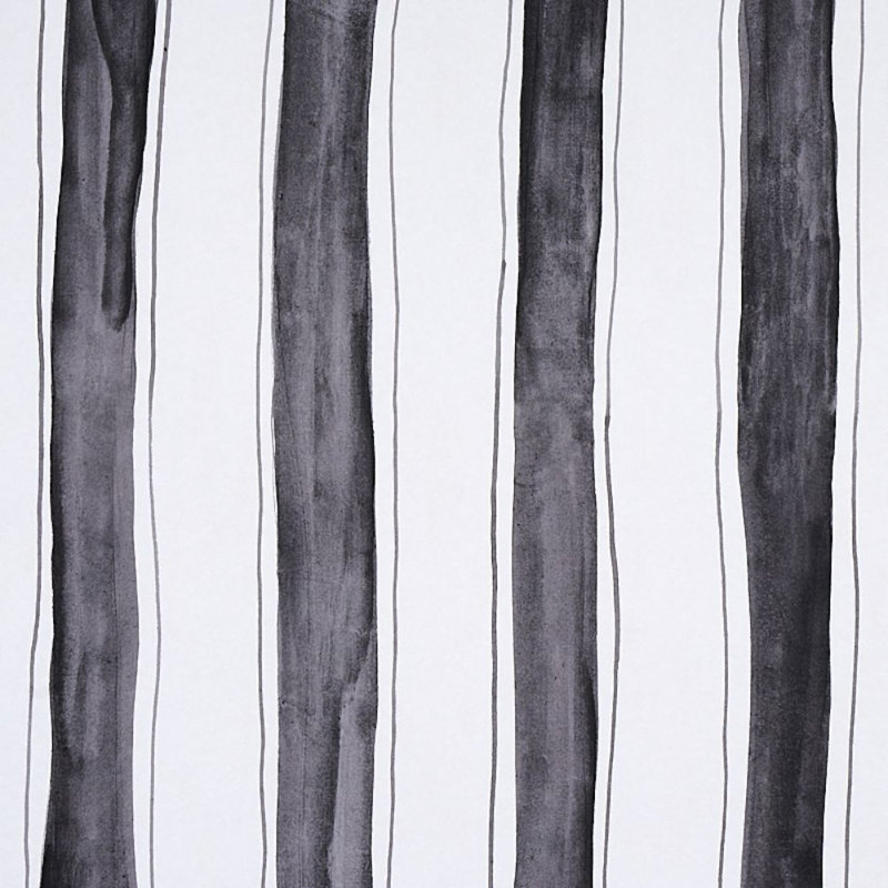 Papier peint Schumacher x Porter, Noir