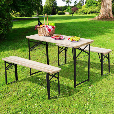 Hutsell 4 - Person Patio Dining Set with Rectangular Table