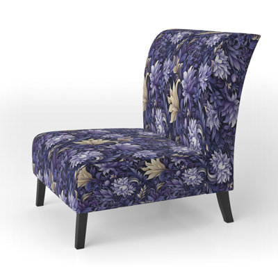 Royal Ragdolls - Fauteuil de chambre rembourré Boho, fauteuil d'appoint à motif cachemire