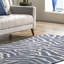 Tapis bleu touffeté à la main Avnee-1924218725