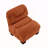 Flora Armless Sofa Chenille- Orange