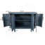Buffet moderne incurvé de 47,2 pouces avec console et armoire de rangement en bois avec 4 portes et tablettes intérieures réglables pour le salon-500561354