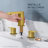 Square Widespread Bathroom Faucet 3 Hole, 2-handle Bathroom Sink Faucet with Drain Assembly-95856651-125421762