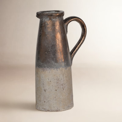 Libra Sienna Brown Ceramic Decorative Bottles