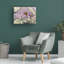 Art mural sur toile tendue - Amy Tieman «Amethyst Dreams», art mural pour salon, chambre à coucher ou bureau - 14 x 19