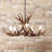 Rohrbach Candle Style Wagon Wheel Chandelier-238798685-184862633