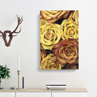 View of the Roses - Wrapped Canvas Painting Print
