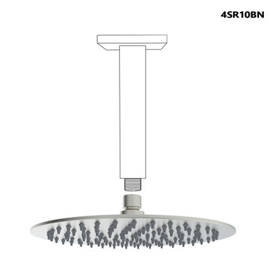 Rain Rain Shower Head 1.8 GPM GPM