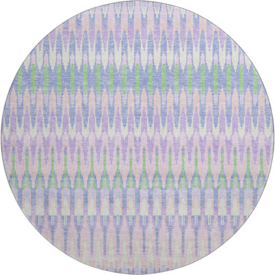 Premium Machine Washable Prisco Lavender Rug