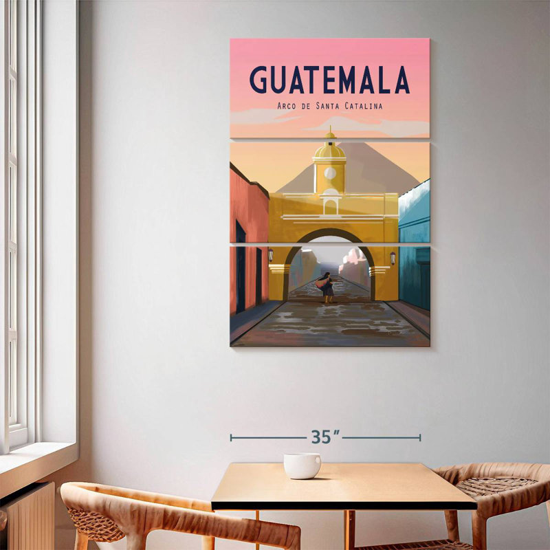 Guatemala, 65" H x 42" W