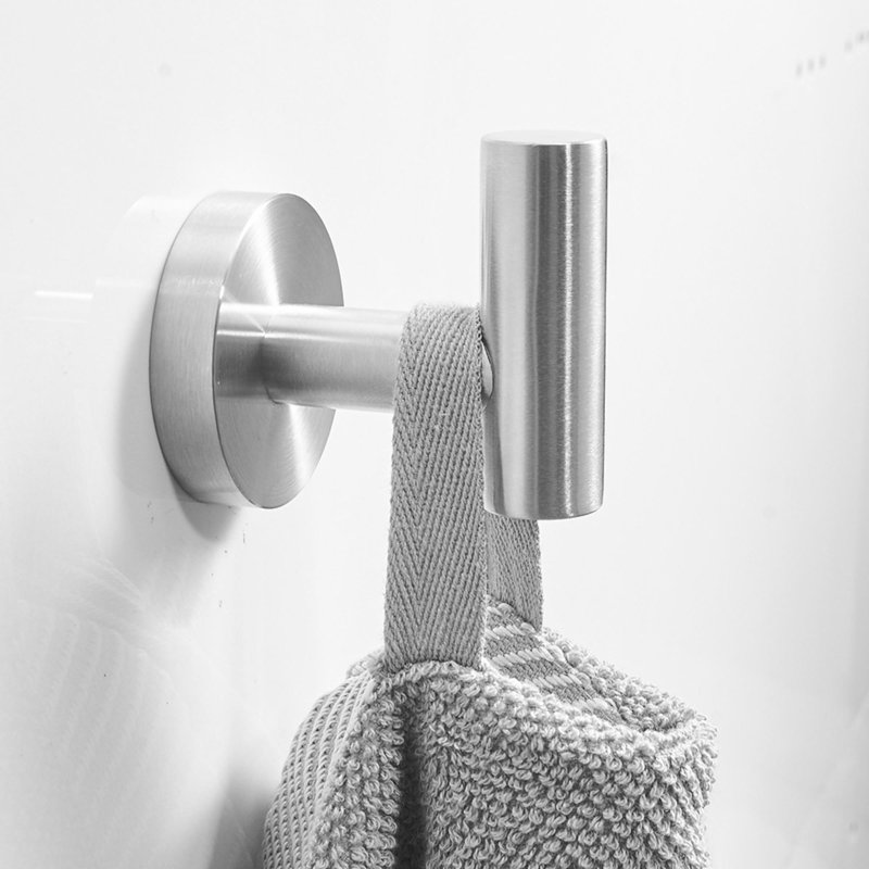 Stainless Steel Wall Mounted Bathroom Hardware Set (8 pcs), Brushed Nickel