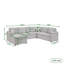Canapé d'angle avec méridienne de rangement et ports USB-1869684065