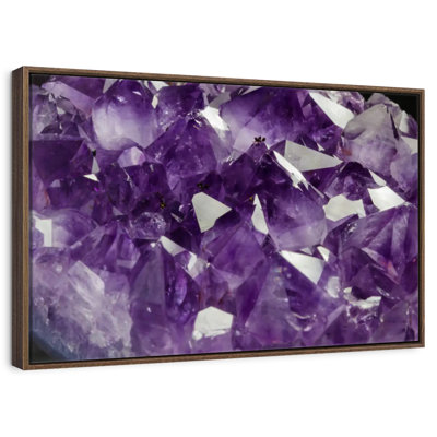 Cristal améthyste mauve