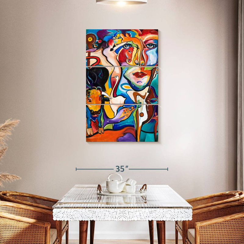 Leisha Mirage Abstract, 45" H x 28" W