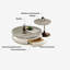 Ensemble de tables basses en marbre