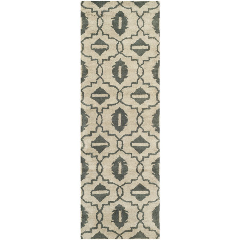 Longe Chatham Hand Tufted Wool Ikat Rug, Runner 2'3" x 7'
