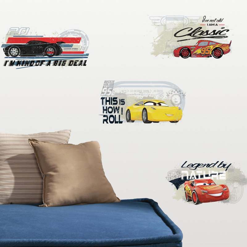 Cars 3 Racing Fantasy & Sci-Fi Non-Wall Damaging Wall Decal