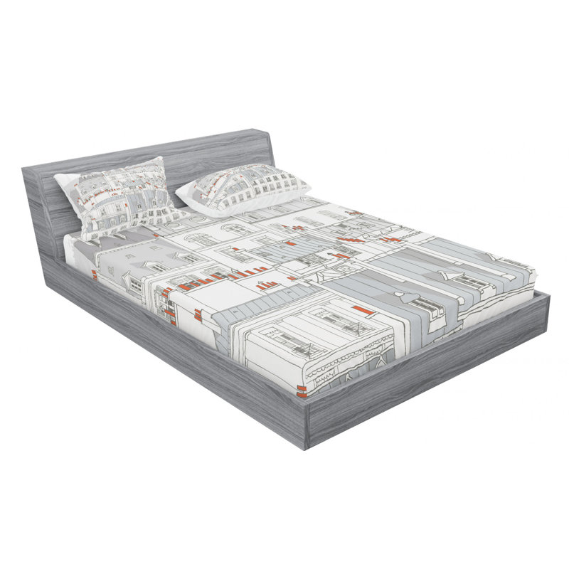 Microfiber Sheet Set, Full Sheet Set with Fitted Sheet