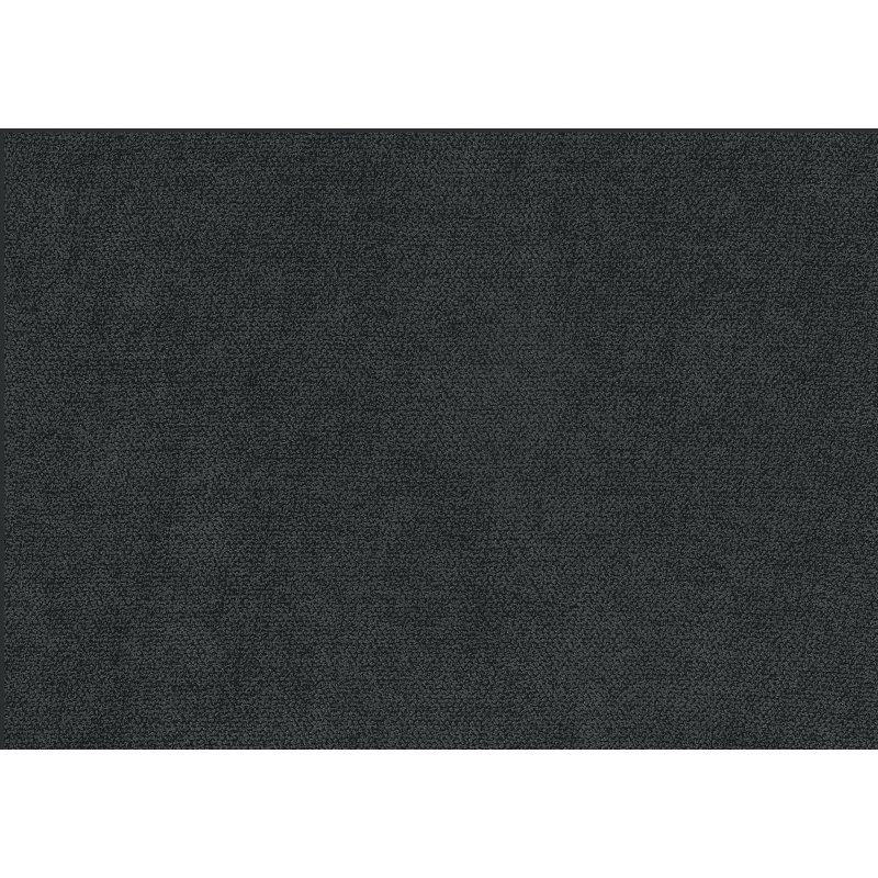Canapé moelleux en tissu texturé gris foncé, Gris foncé