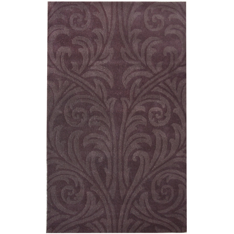 Jayleen Hand Hooked Rug, Rectangle 5'x 8'