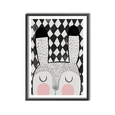 Pop Art & Retro Bunny Framed Art