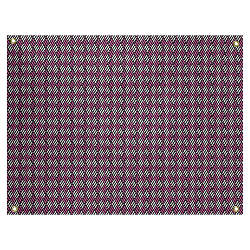Tapisserie «Avicia Stripe Diamonds» par Katelyn Elizabeth, H 27,5 po x l 37,5 po, Intérieur
