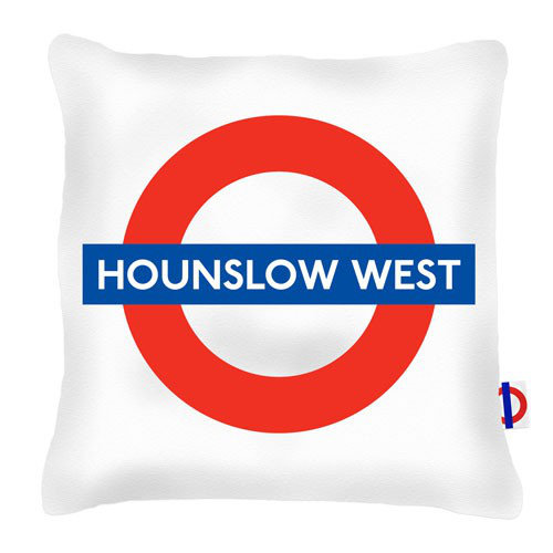 Hounslow West Tube Station London Transport Cushion
